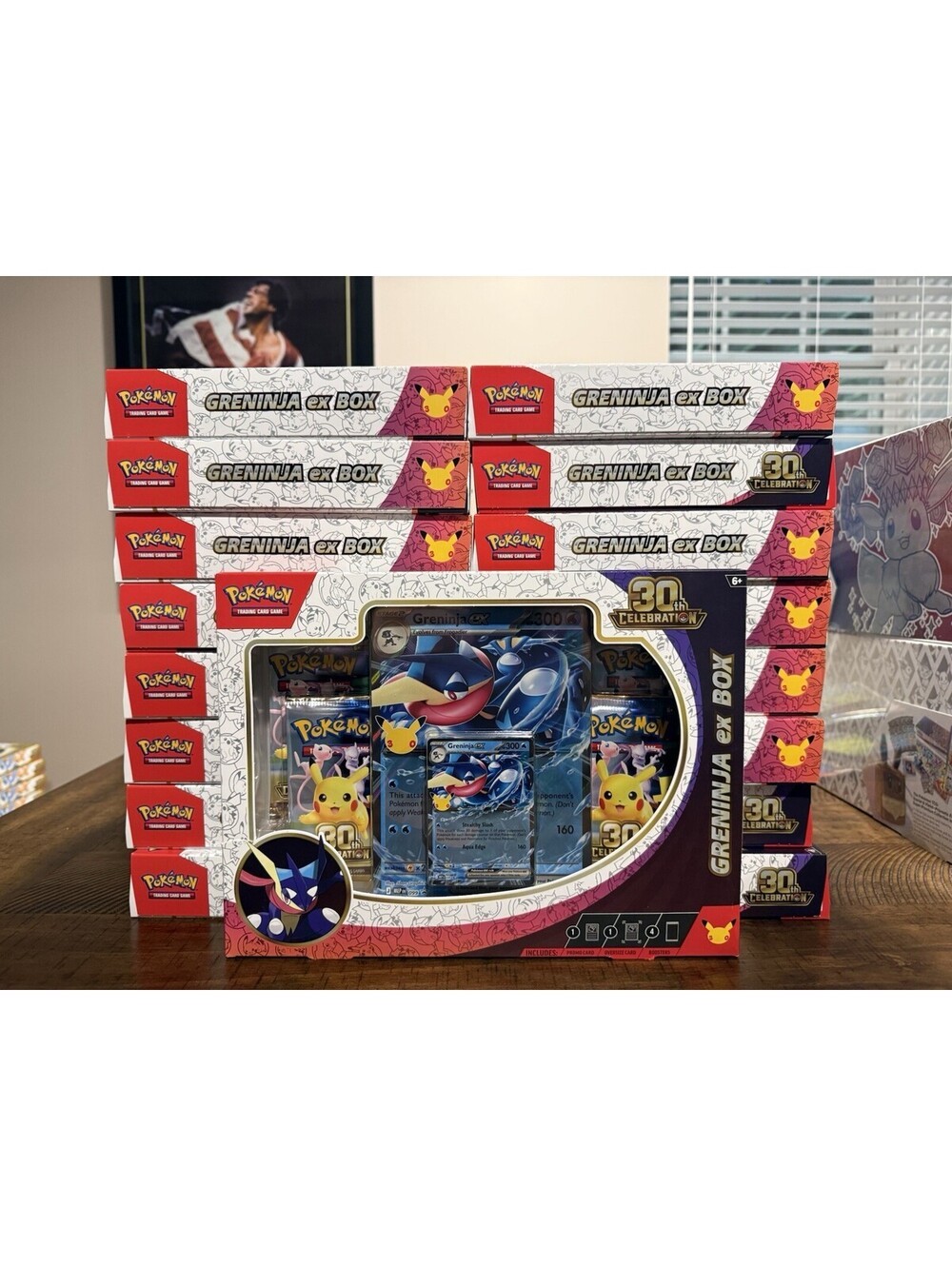 Pokemon 30th Anniversary Celebration. Greninja EX Box. Sealed